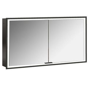 Spiegelkast Prime Facelift inbouw 1300mm 2 deur Ip 20 Zwart