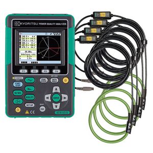 Driefase Power Quality Analyser inclusief SW, koffer en 4 x
