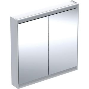 Opbouw spiegelkast 2 deuren 90x90cm ComfortLight wit ONE