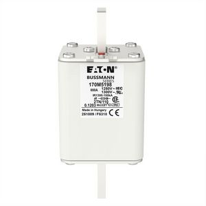 Zekering hoge snelheid 800A AC 1250V 100kA 2 61x75x1 VVE=3