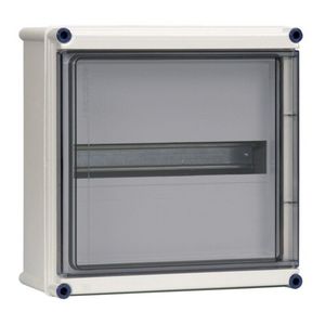 Lege kast scharn.deksel+hoedprofiel 1 slot