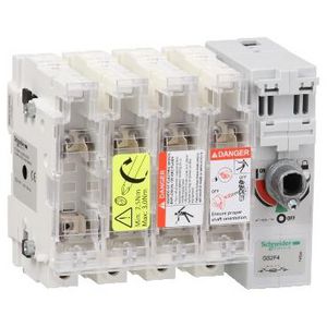 Zekeringlastscheider 3P+N(4M) 50A NFC 14x51mm TeSys GS