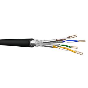 Haspel a 500m. UC900 SS23 Cat7 S/FTP LSHF BK 4x2x23 AWG