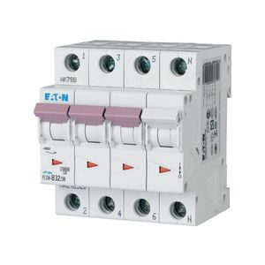 Installatie-automaat (MCB) PLSM, 32A, 3P+N, C-kar., 10ka Eaton