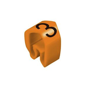 Kabelcoderingsyst. oranje O.D.4-10mm PVC s VVE=100