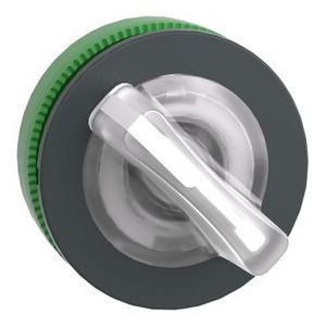 Kop keuzeschakelaar 2 pos Wit Terugvering R naar L Verlic