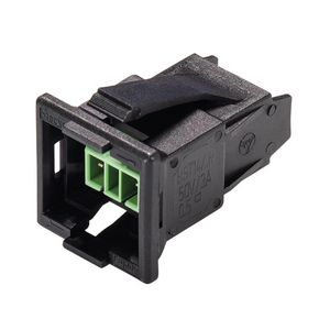 Apparatuuraansluiting BST14I3 chassiS female groen VVE=100