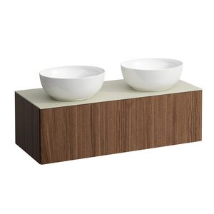 Onderbouwkast 1200X500 1 lade cutout L+R kraangat Noce cana