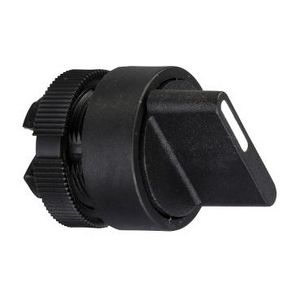 Kop voor keuzeschakelaar 2 posities Ø22mm Zwart