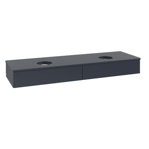 Wastafelonderkast Antao 1600x190x500mm Mid.Blue Matt Lacquer K17010HG