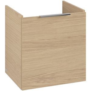 Wastafelonder. ARCHITECTURA 500x520x397mm Nordic Oak B88601VJ greep Volcano Black