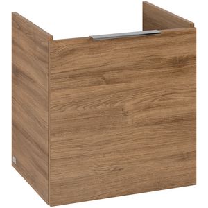 Wastafelonder. ARCHITECTURA 500x520x397mm Oak Kansas B88600RH greep alu. glans