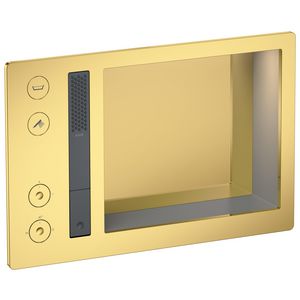 AXOR Incava Douchesysteem 600/390 met thermostaat voor 2 functies voor versie met licht Polished Gold Optic