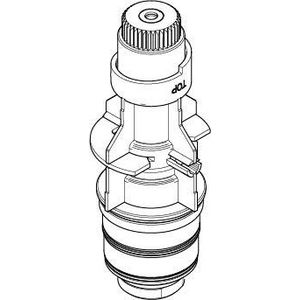 Thermostaatcartouche met regeleenheid 51x139mm, 40