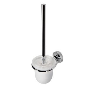 Closetborstelgarnituur wandmodel chroom LUNA