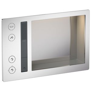 AXOR Incava Douchesysteem 600/390 met thermostaat voor 2 functies voor versie met licht chroom