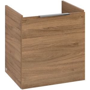 Wastafelonder. ARCHITECTURA 500x520x397mm Oak Kansas B88601RH greep Volcano Black