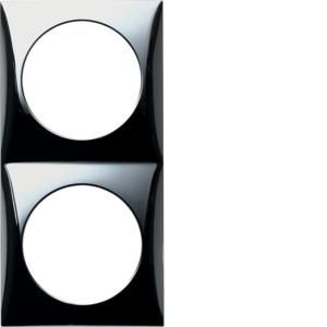 Afdekraam 2-v berker Integro flow chroom glans gelakt