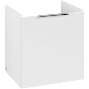 Wastafelonder. ARCHITECTURA 500x520x397mm wit mat B88600MS greep alu. glans