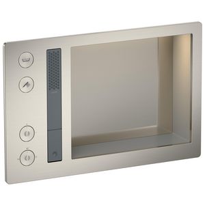AXOR Incava Douchesysteem 600/390 met thermostaat voor 2 functies voor versie met licht RVS-look