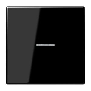 Stuurafdekking LS 1voudig zwart HOME