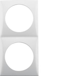 Afdekraam 2-v berker Integro flow polar wit glans