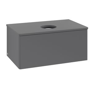 Wastafelonderkast Antao 800x360x500mm Antr. Matt Lacquer L30010GK