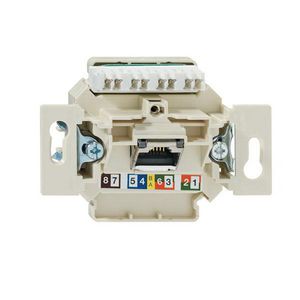 Enkelvoudige Universele data inbouwmodule UAE Cat6A