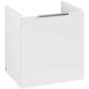 Wastafelonder. ARCHITECTURA 500x520x397mm wit mat B88601MS greep Volcano Black