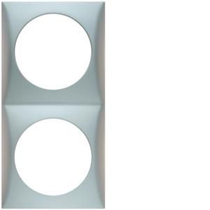 Afdekraam 2-v berker Integro flow chroom mat gelakt