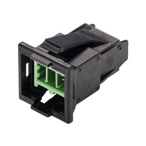 Apparatuuraansluiting BST14I3 chassis male groen VVE=100