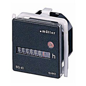 Urenteller BG40.17 100-300VDC48x48mm zwart