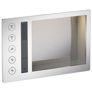 AXOR Incava Douchesysteem 600/390 met thermostaat voor 3 functies voor vrsie met licht chroom
