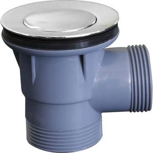 Pop-up afvoerplug vrijstaande baden chroom