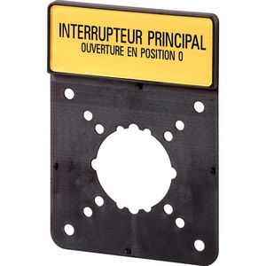 Klemmen met schild hoofdschakelaar ZFS(FR)-P5 (taal in frans FR)