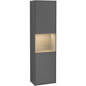 Hoge kast Finion 418x1516x270mm Antr. Matt Lacquer F460PCGK