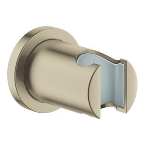 Rainshower wandhouder nickel geborsteld rond