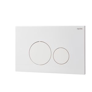 Bedieningpaneel 2-toets RAPO mat wit