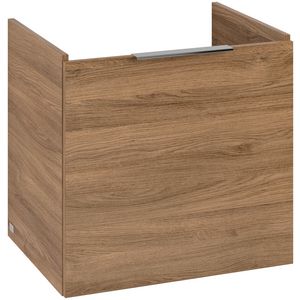 Wastafelonder. ARCHITECTURA 550x520x420mm Oak Kansas B88800RH greep alu. glans