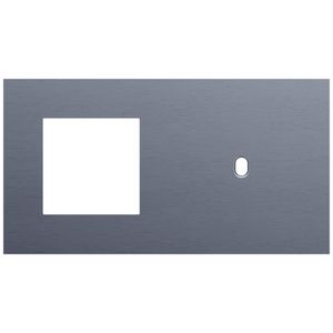 Afdekplaat 2-voud horiz. 71mm centerafst. 226-57806