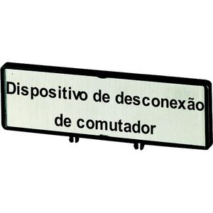 Klemmen met schild+schild Hoofdschakelaar ZFSNT72-P3 (taal Portugees)