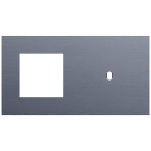 Afdekplaat 2-voud horiz. 71mm centerafst. 226-57806