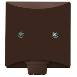 Centraalplaat inb draag afdekking zwakstr IP44 A-w bruin (2133-31)