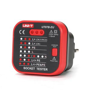 Wandcontactdoos tester met RCD test