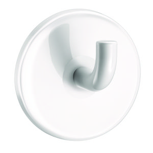 Kledinghaak enkel nylon wit 62x42mm
