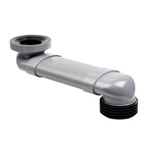Sprongbocht / closetafvoerbocht 170-345mm PVC