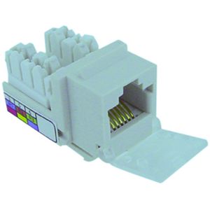 Doos a 5st. Modulair chassis Female snapin RJ12 6p6c