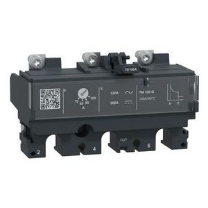 Trip unit NSX100 AC 3P3D 100A TMG ComPact