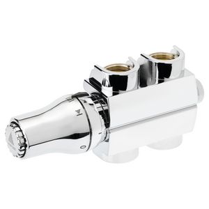 Onderblok VHS-X design set chroom recht