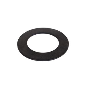 Platte flens 1.1/2" 44x84x2mm zwart VVE=50